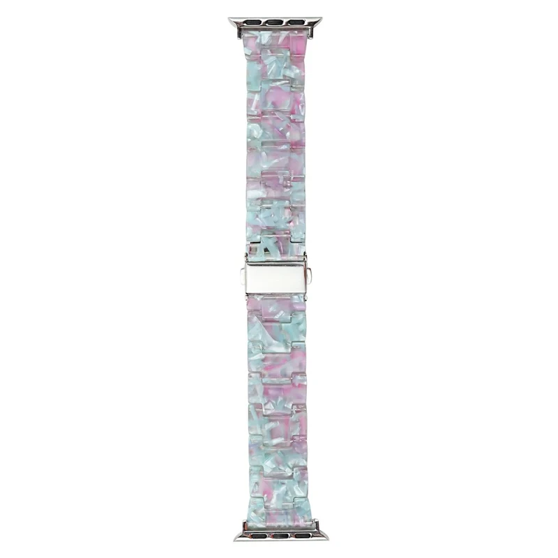 Apple Watch 41mm / 40mm / 38mm Watch Strap Resin Wrist Band - Tortoiseshell