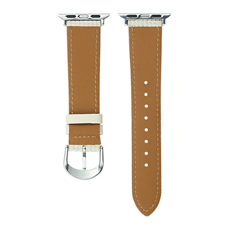 Apple Watch 41mm / 40mm / 38mm Watch Strap Leather Watchband - Baby Blue