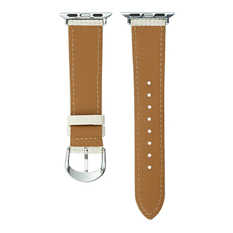 Apple Watch 41mm / 40mm / 38mm Watch Strap Leather Watchband - Baby Blue