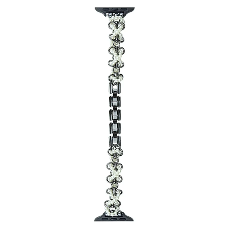 Apple Watch 41mm / 40mm / 38mm Watch Band Butterfly Pearl Strap