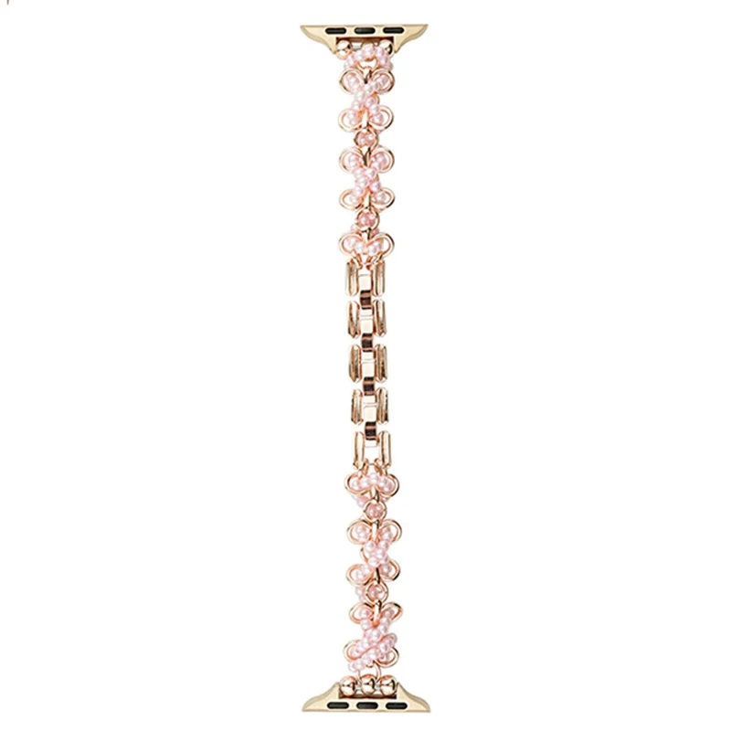 Apple Watch 41mm / 40mm / 38mm Watch Band Butterfly Pearl Strap
