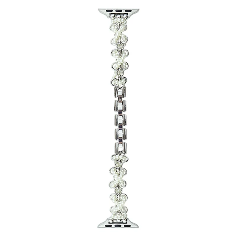 Apple Watch 41mm / 40mm / 38mm Watch Band Butterfly Pearl Strap