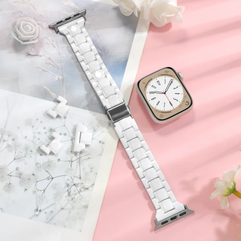 Apple Watch 41mm / 40mm / 38mm Resin Bands 3-Bead Watch Strap