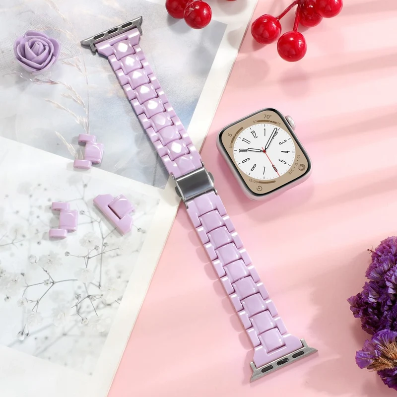 Apple Watch 41mm / 40mm / 38mm Resin Bands 3-Bead Watch Strap