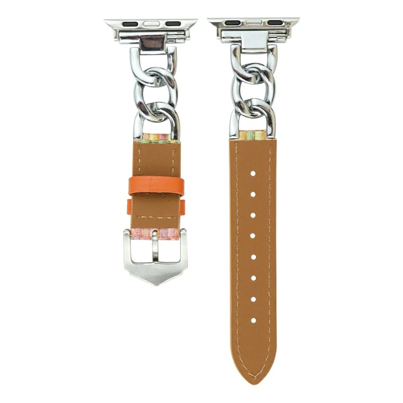 Apple Watch 41mm / 40mm / 38mm Watch Band Flexible Leather Wrist Strap