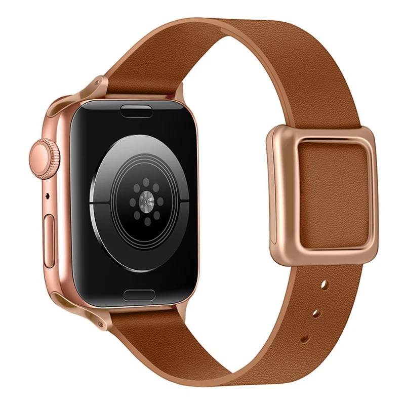 Apple Watch Series 41mm - 40mm - 38mm Universal Smart Watch Band Leather Strap