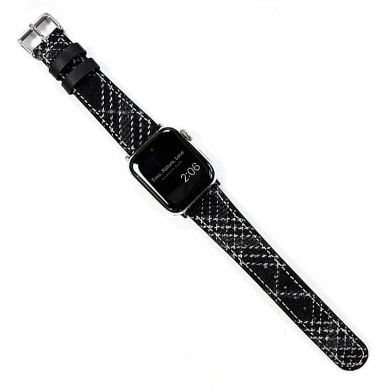 Apple Watch Series 41mm - 40mm - 38mm Universal Watch Band Leather Strap