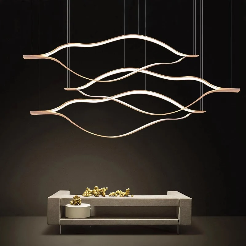 Moderne Wellen-Design Pendelleuchte