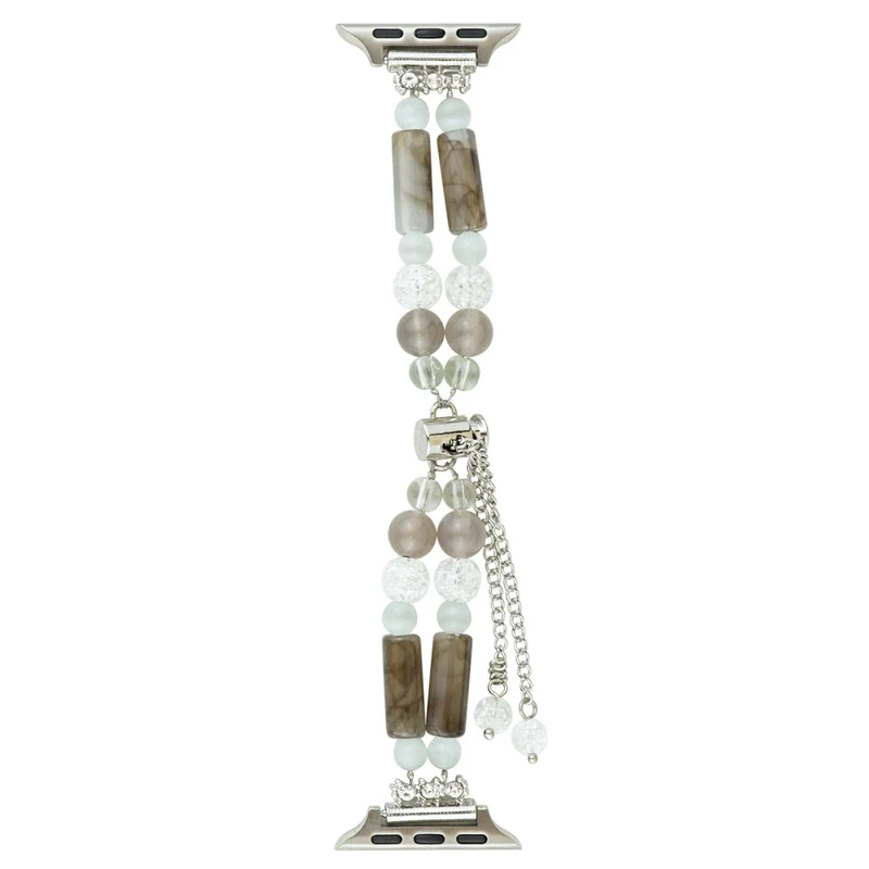 Apple Watch Series 41mm / 40mm / 38mm Retro Watch Band Stone Wrist Strap - Beads