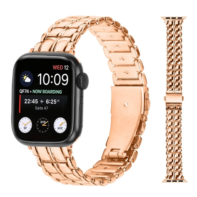 Apple Watch Series 41mm - 40mm - 38mm Metal Wrist Strap