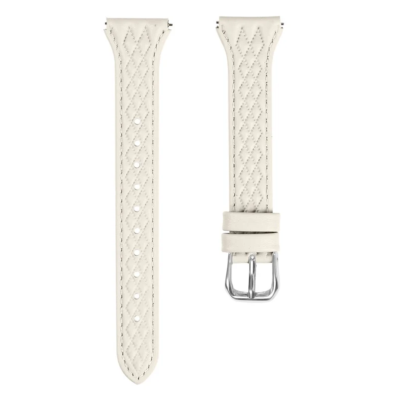 Huami Amazfit Youth Edition 20mm Watchband Top-Layer Cow Leather Watch Strap - Apricot