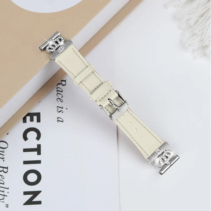Huami Amazfit Youth Edition 20mm Cowhide Strap Crown Design Watch Band