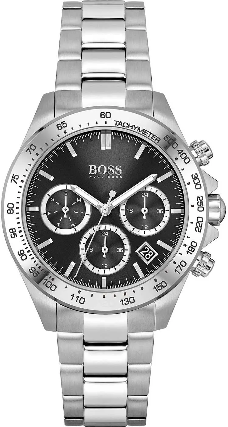 BOSS Grandview 1502614 Damenuhr • Mesh-Armband • Kristalle