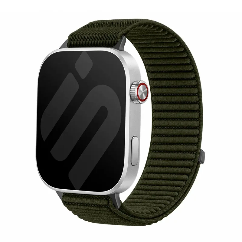 Xiaomi Smart Band 8 Pro Wave Nylonarmband (Dunkelgrün)