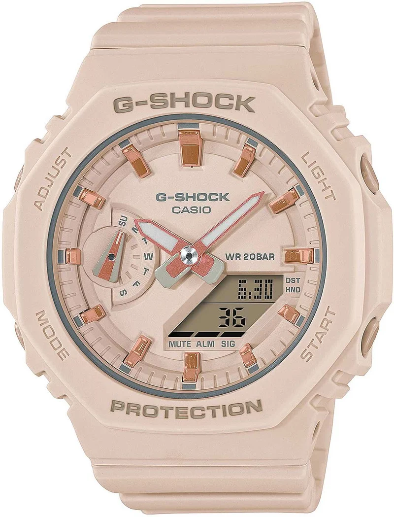 Casio G-Shock GMA-S2100-4AER Damenuhr • Extreme Stoßfestigkeit • 20 Bar Wasserdicht