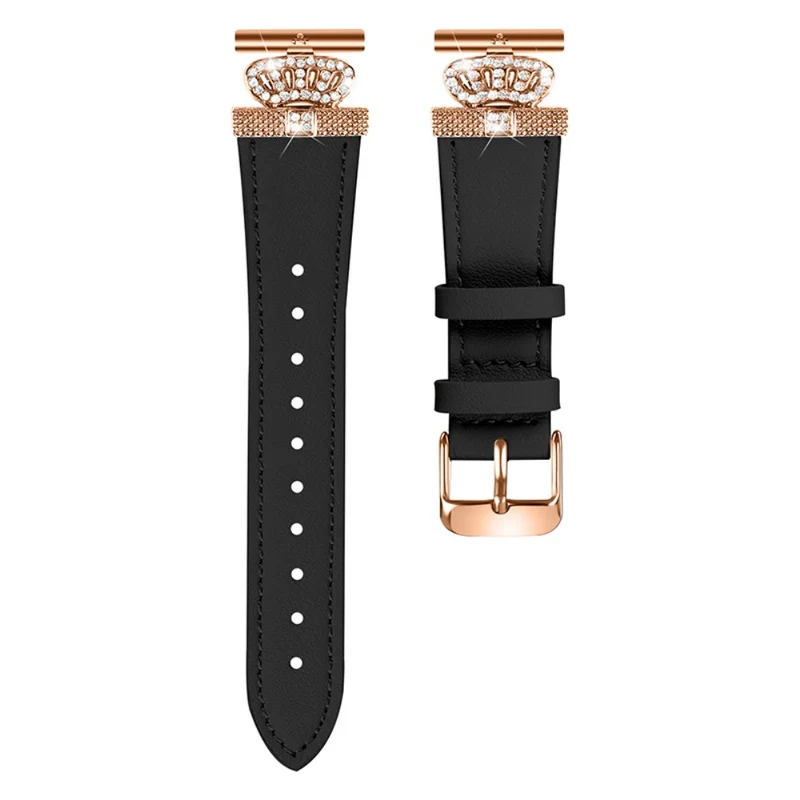 Huami Amazfit Cheetah Pro Rhinestone Decor Strap Cowhide Wrist Band