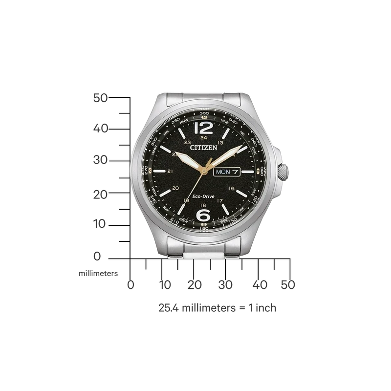 Citizen AW0110-82EE Herren Uhr • Eco-Drive • Edelstahl
