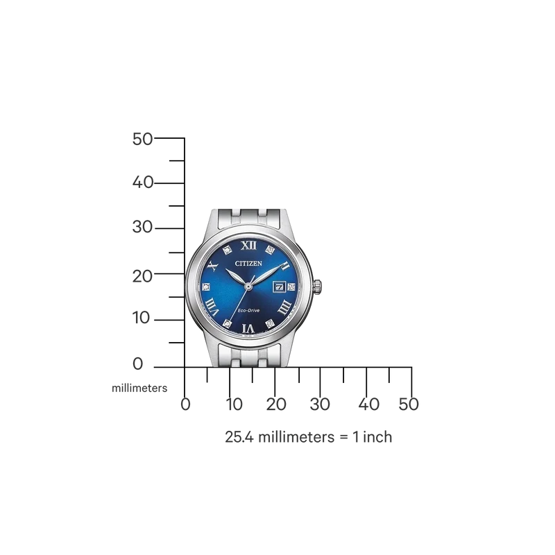 Citizen Elegant FE1240-81L Damenuhr • Eco-Drive • Edelstahl