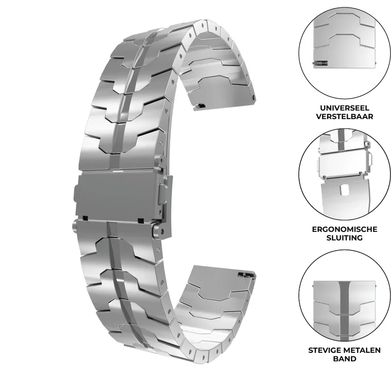 Huawei Watch GT Stahlarmband (Silber)