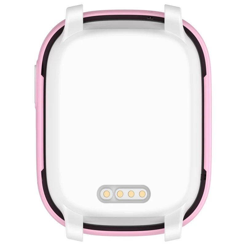 Hard Bump Resistant Cover for Xplora X6 Play Watch Case with Tempered Glass Screen Protector - Rose