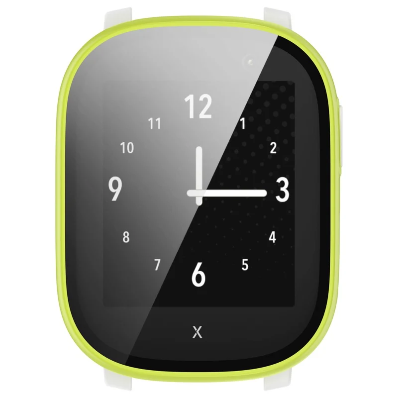 Hard Bump Resistant Cover for Xplora X6 Play Watch Case with Tempered Glass Screen Protector - Rose