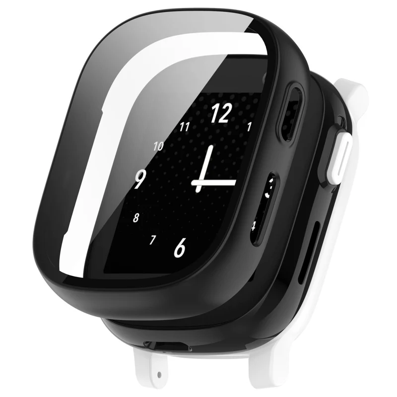 Hard Bump Resistant Cover for Xplora X6 Play Watch Case with Tempered Glass Screen Protector - Rose