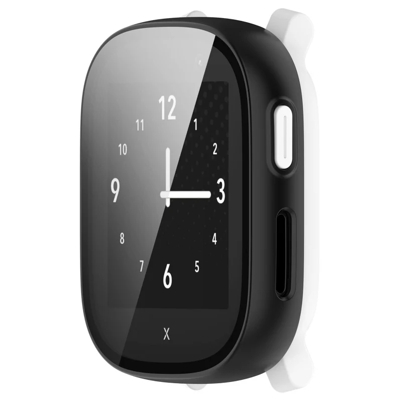 Hard Bump Resistant Cover for Xplora X6 Play Watch Case with Tempered Glass Screen Protector - Rose