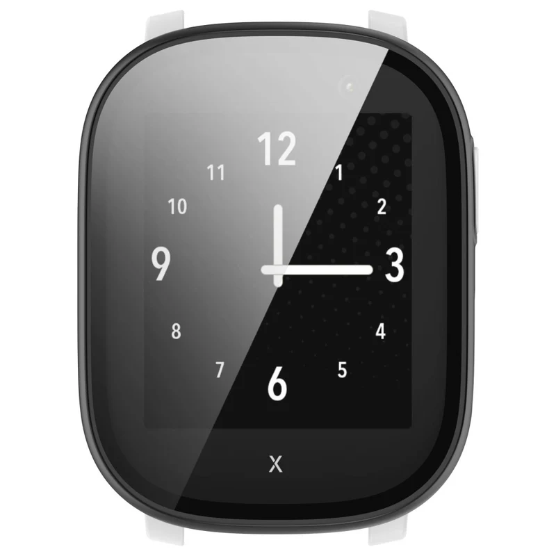 Hard Bump Resistant Cover for Xplora X6 Play Watch Case with Tempered Glass Screen Protector - Rose
