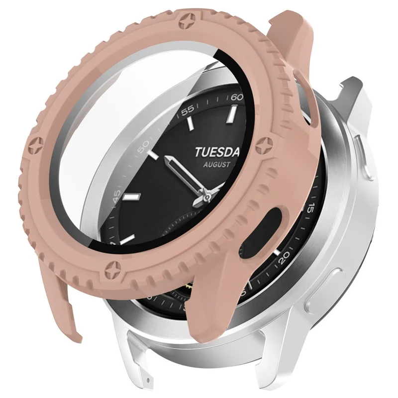 Xiaomi Watch S3 Protective Cover Hard Bump Resistant Watch Case with Tempered Glass Screen Protector