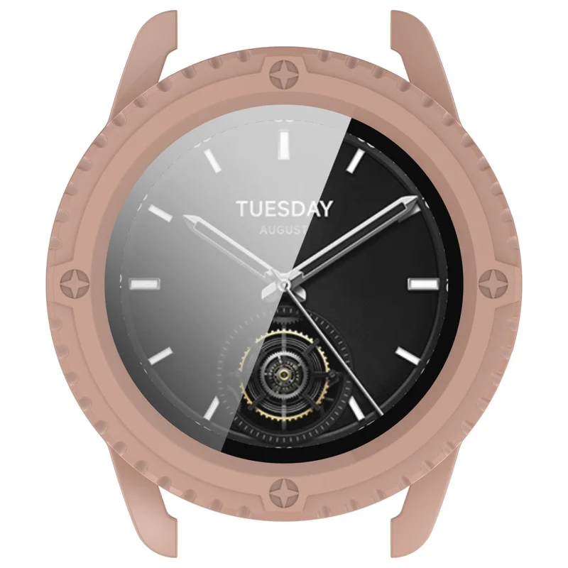 Xiaomi Watch S3 Protective Cover Hard Bump Resistant Watch Case with Tempered Glass Screen Protector
