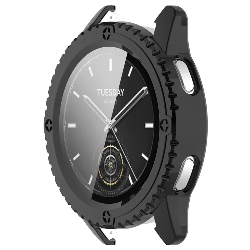 Xiaomi Watch S3 Protective Cover Hard Bump Resistant Watch Case with Tempered Glass Screen Protector