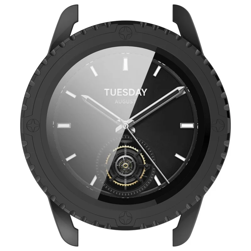 Xiaomi Watch S3 Protective Cover Hard Bump Resistant Watch Case with Tempered Glass Screen Protector