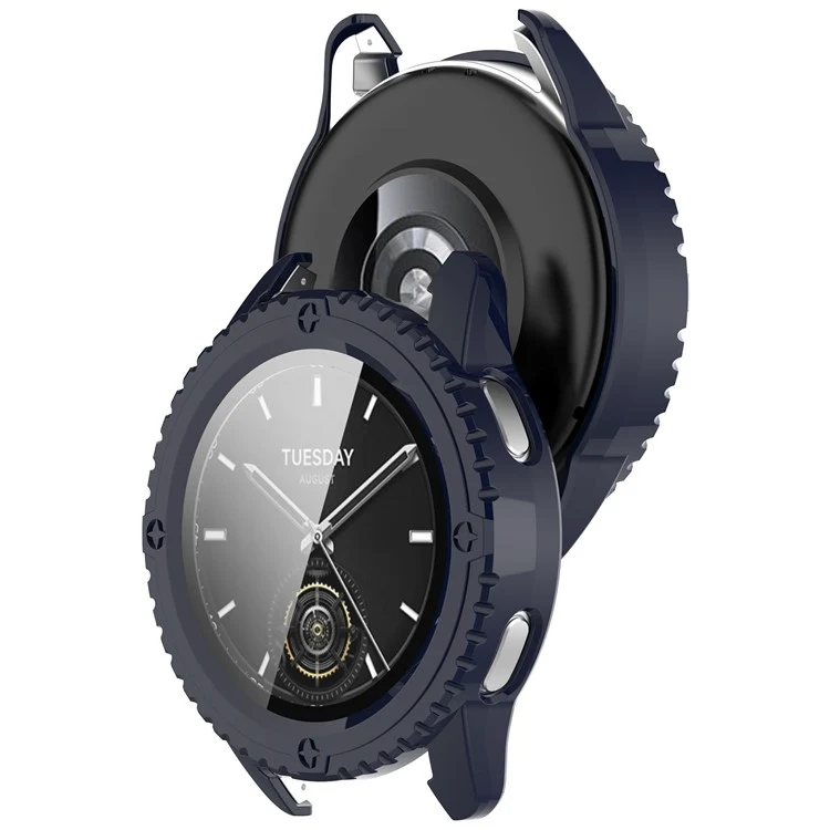 Xiaomi Watch S3 Protective Cover Hard Bump Resistant Watch Case with Tempered Glass Screen Protector