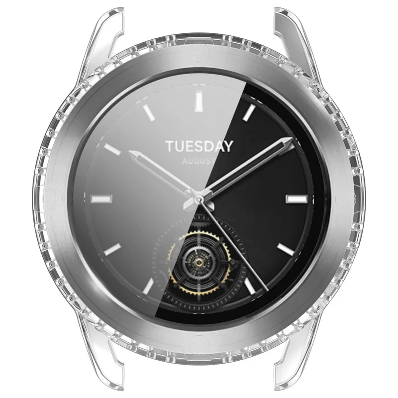 Xiaomi Watch S3 Protective Cover Hard Bump Resistant Watch Case with Tempered Glass Screen Protector
