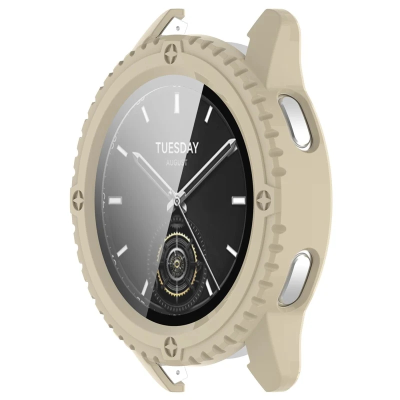 Xiaomi Watch S3 Protective Cover Hard Bump Resistant Watch Case with Tempered Glass Screen Protector
