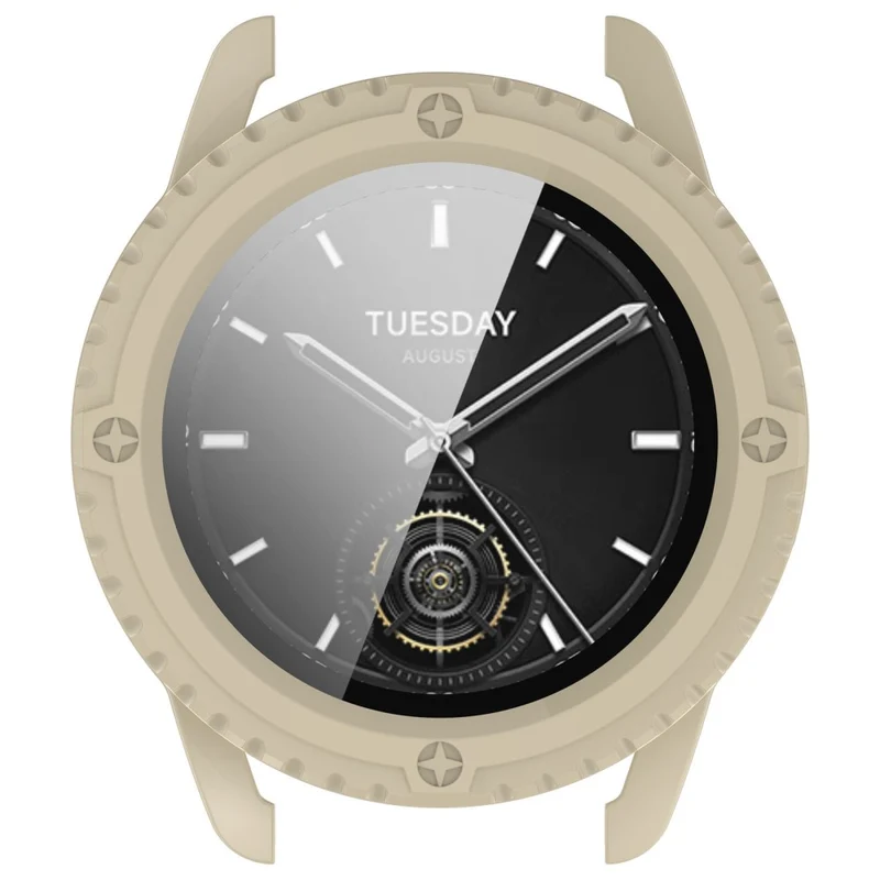 Xiaomi Watch S3 Protective Cover Hard Bump Resistant Watch Case with Tempered Glass Screen Protector