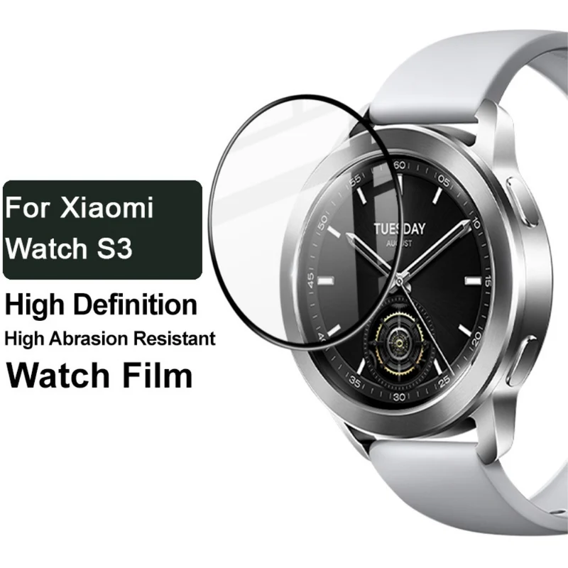 2Pcs / Pack Xiaomi Watch S3 Screen Protector Self-Healing HD Touch Flexible Watch Film
