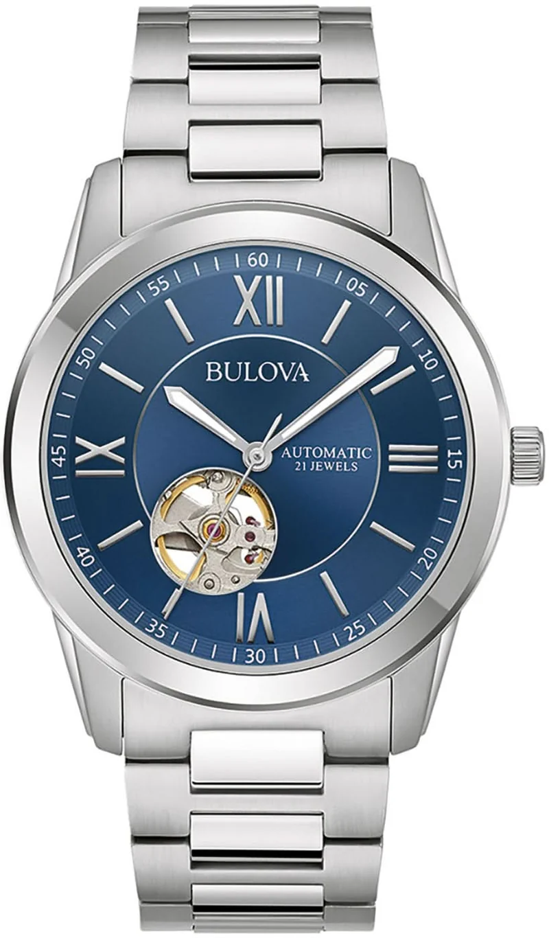 Bulova Sutton 96A281 Herrenuhr • Automatikwerk • Open Heart