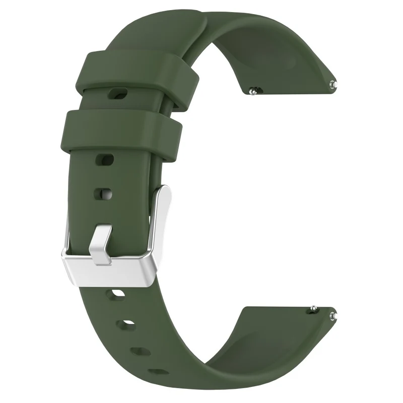 Huami Amazfit Active / GTS 4 Mini Silicone Watch Band 20mm Replacement Strap - Army Green
