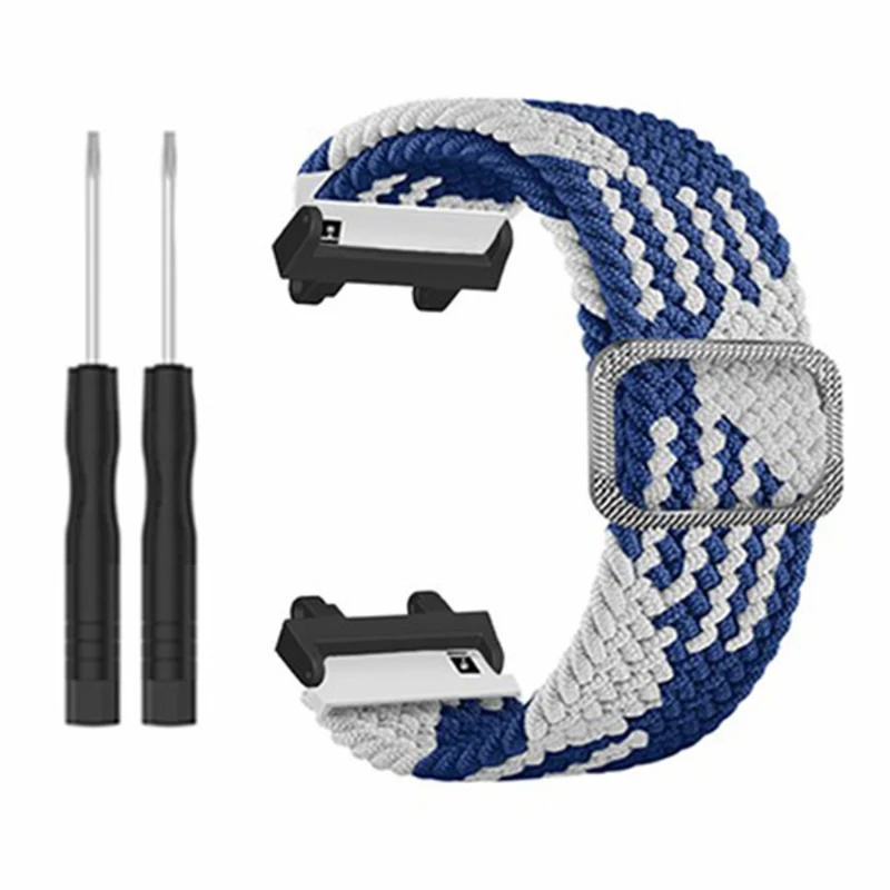 Huami Amazfit Active Edge (A2212) Watch Band Braided Nylon Adjustable Straps - Rainbow