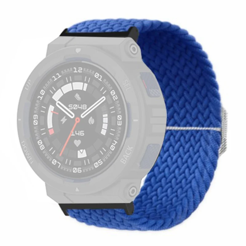 Huami Amazfit Active Edge (A2212) Watch Band Braided Nylon Adjustable Straps - Rainbow