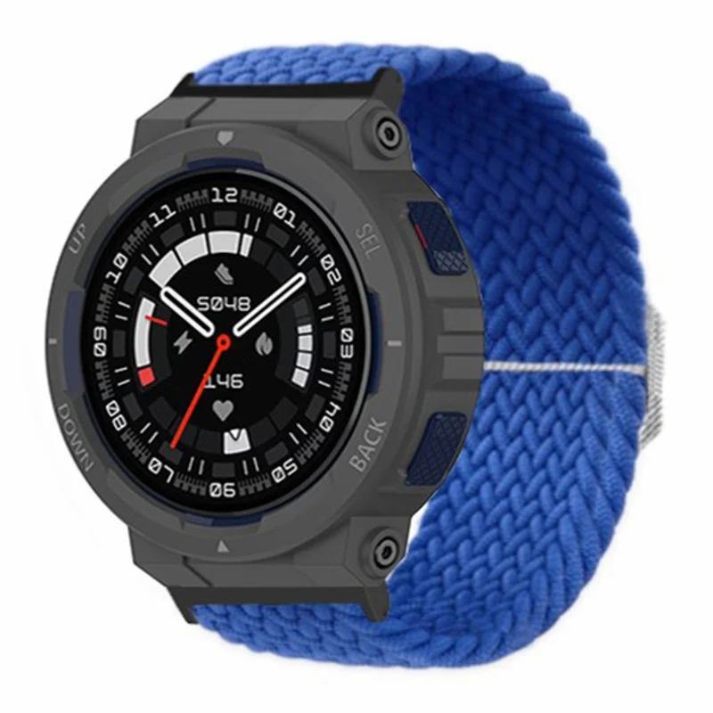 Huami Amazfit Active Edge (A2212) Watch Band Braided Nylon Adjustable Straps - Rainbow