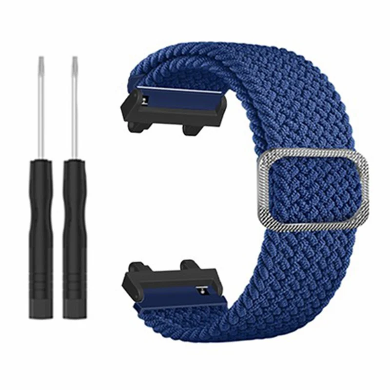 Huami Amazfit Active Edge (A2212) Watch Band Braided Nylon Adjustable Straps - Rainbow
