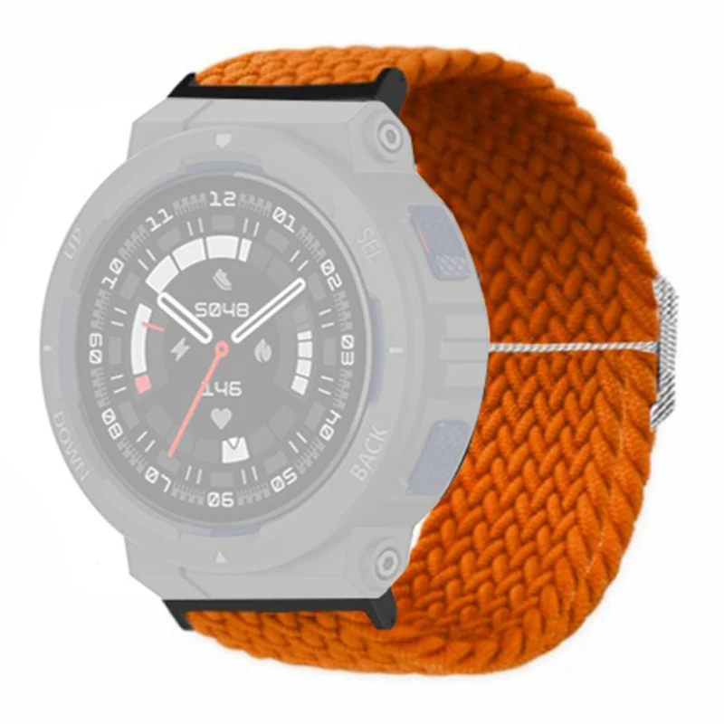 Huami Amazfit Active Edge (A2212) Watch Band Braided Nylon Adjustable Straps - Rainbow