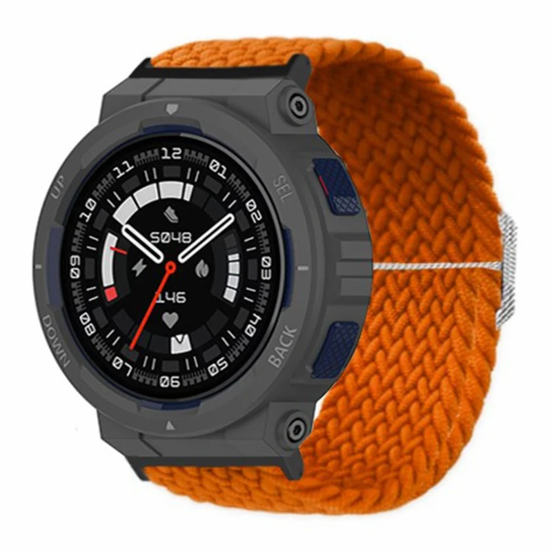 Huami Amazfit Active Edge (A2212) Watch Band Braided Nylon Adjustable Straps - Rainbow