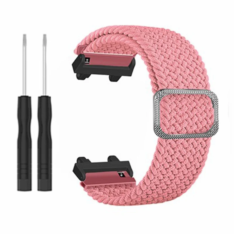Huami Amazfit Active Edge (A2212) Watch Band Braided Nylon Adjustable Straps - Rainbow