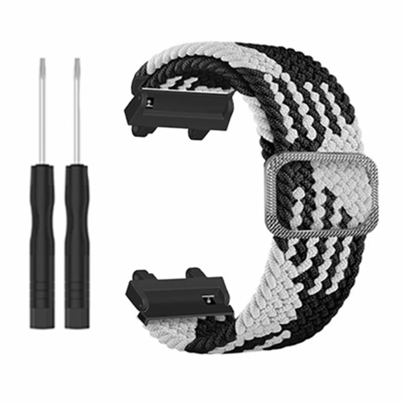 Huami Amazfit Active Edge (A2212) Watch Band Braided Nylon Adjustable Straps - Rainbow