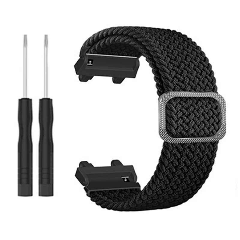 Huami Amazfit Active Edge (A2212) Watch Band Braided Nylon Adjustable Straps - Rainbow