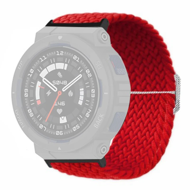 Huami Amazfit Active Edge (A2212) Watch Band Braided Nylon Adjustable Straps - Rainbow