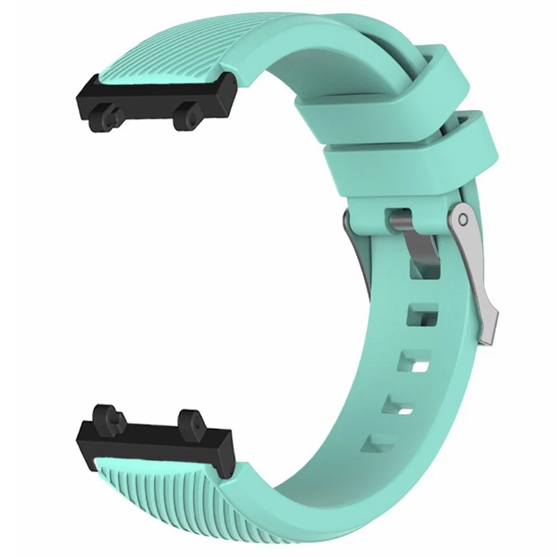 Huami Amazfit Active Edge A2212 Watch Band Twill Texture Silicone Strap Replacement - Mint Green